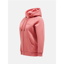 Bluza Peak Performance W Original Small Logo Zip Hood różowy - Adventure Sports
