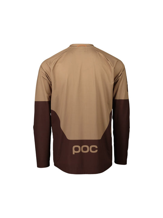 Koszulka rowerowa POC M&#39;s Essential MTB LS Jersey brązowy
