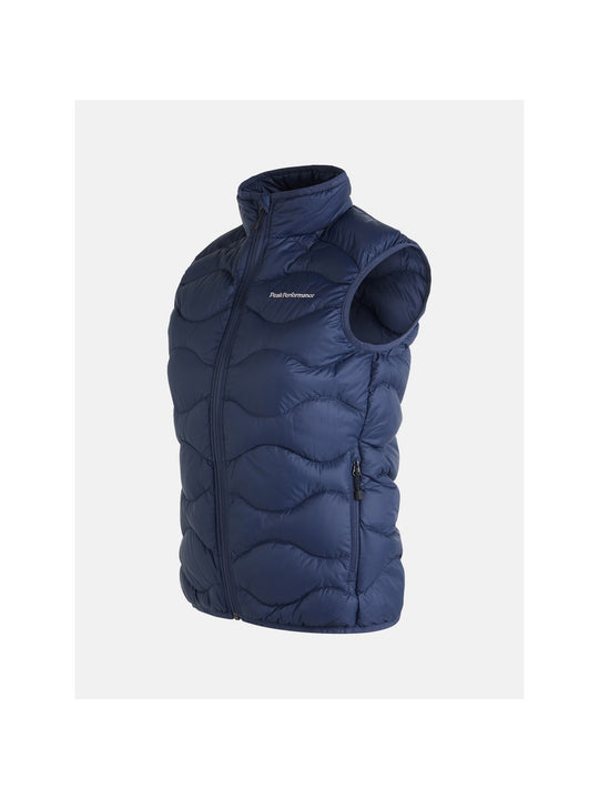 Kamizelka puchowa damska Peak Performance W Helium Down Vest niebieski - Adventure Sports
