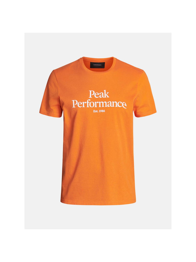 T Shirt Peak Performance M Original Tee - pomarańczowy