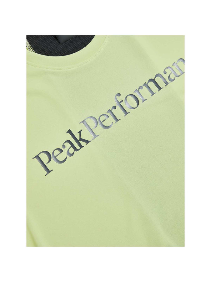 T-Shirt Peak Performance M Alum Light Short Sleeve żółty