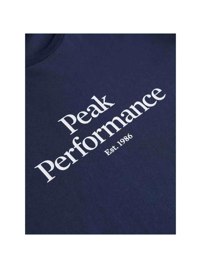 T-Shirt Peak Performance W Original Tee niebieski