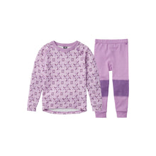 Bielizna termoaktywna dziewczęca Helly Hansen K Hh Graphic Lifa Merino Set fioletowy - Adventure Sports
