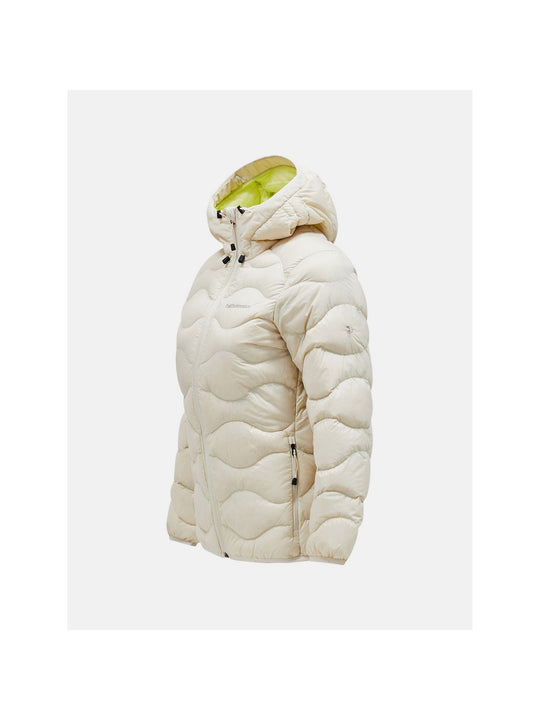 Kurtka puchowa Peak Performance W Helium Down Hood Jacket beżowy
