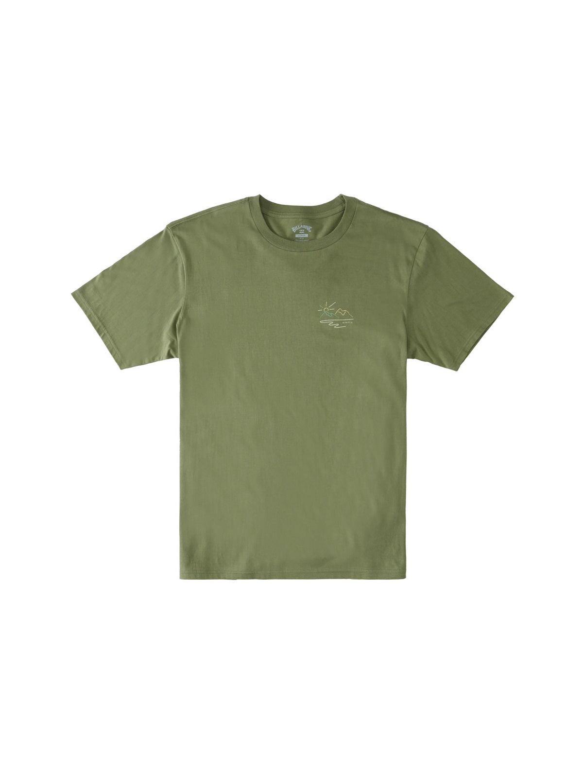 T-Shirt męski BILLABONG Panorama Ss M Tees - oliwkowy