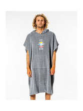 Poncho RIP CURL Icons Hooded Towel szary