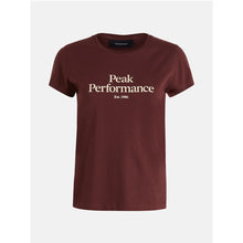 T-Shirt Peak Performance W Original Tee różowy - Koszulka - Adventure Sports

