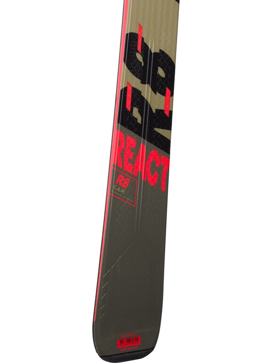 Narty ROSSIGNOL REACT 8 CAM + wiązania LOOK NX12 Konect GW B80 Blk Hot Red - Adventure Sports
