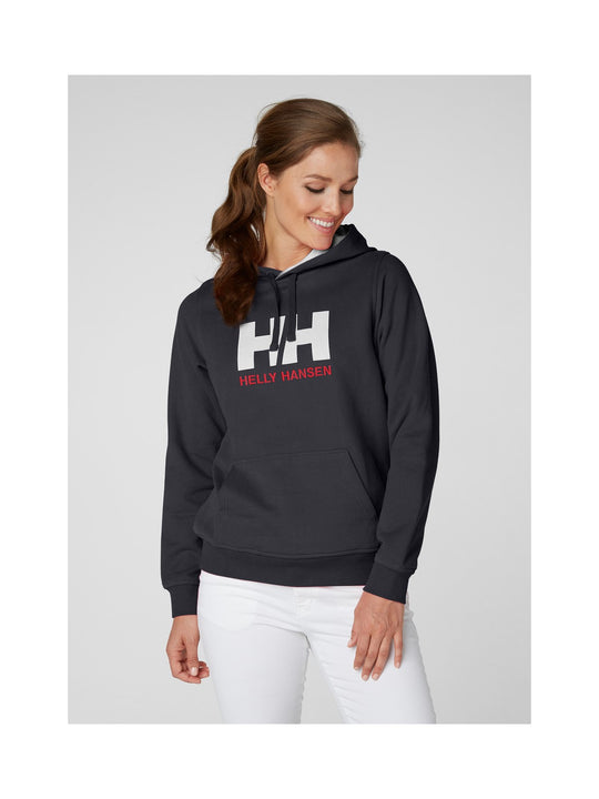 Bluza Helly Hansen W Hh Logo Hoodie-granatowy