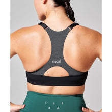 Stanik treningowy CASALL Front Zip Sports Bra szary - Bielizna - Adventure
