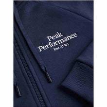 Bluza Peak Performance W Original Zip Hood granatowa - Adventure Sports
