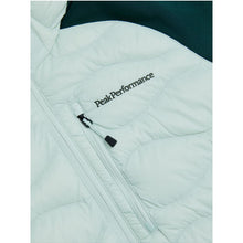 Kurtka puchowa Peak Performance W Helium Down Hybrid Hood zielony - Adventure Sports

