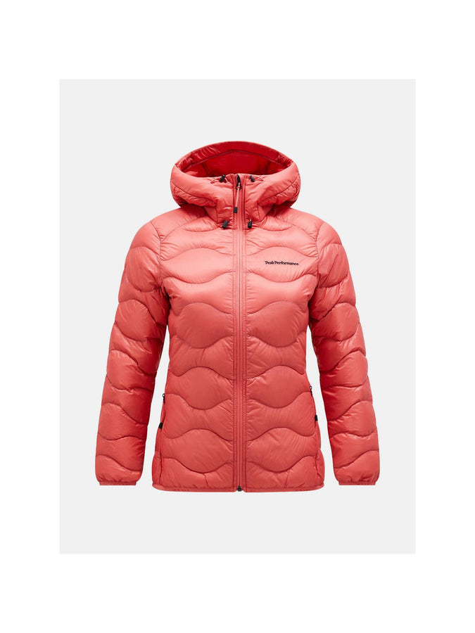 Kurtka puchowa Peak Performance W Helium Down Hood Jacket różowy