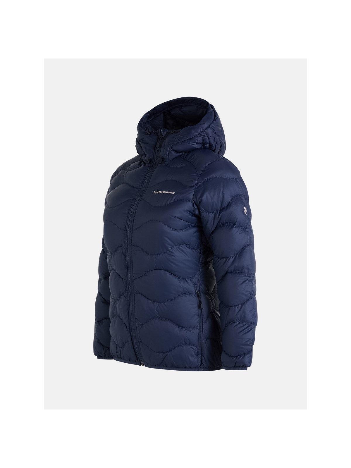 Kurtka puchowa Peak Performance W Helium Down Hood Jacket niebieski