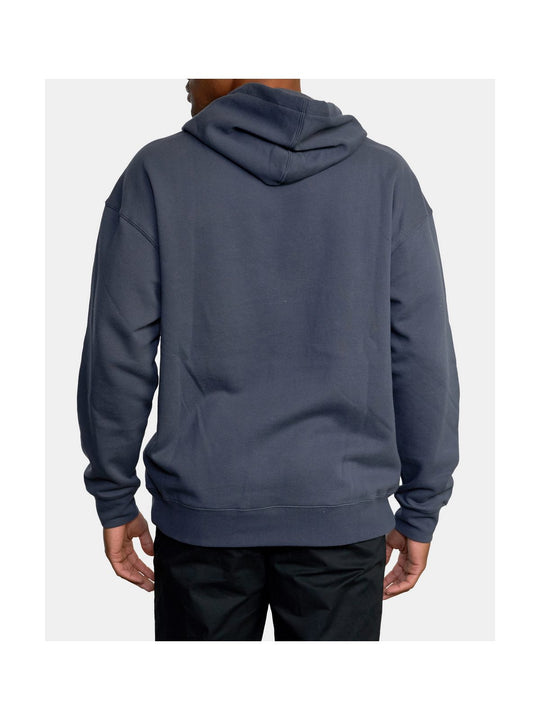 Bluza z kapturem VA RVCA Blur Hoodie - niebieski
