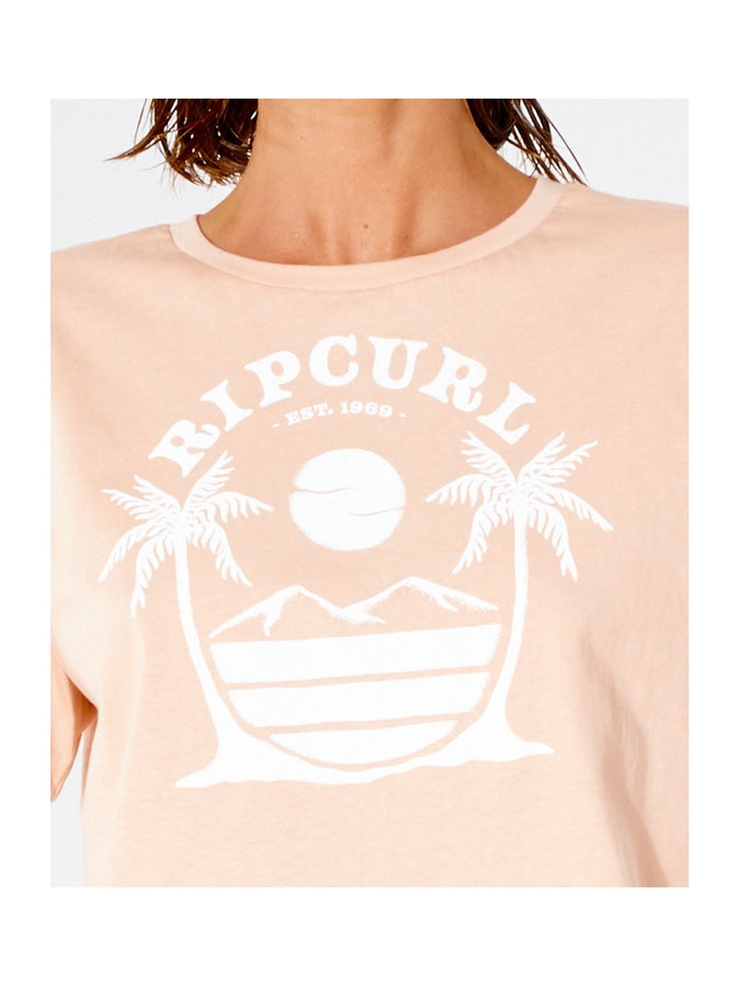T-Shirt RIP CURL Playabella Crop Tee - różowy