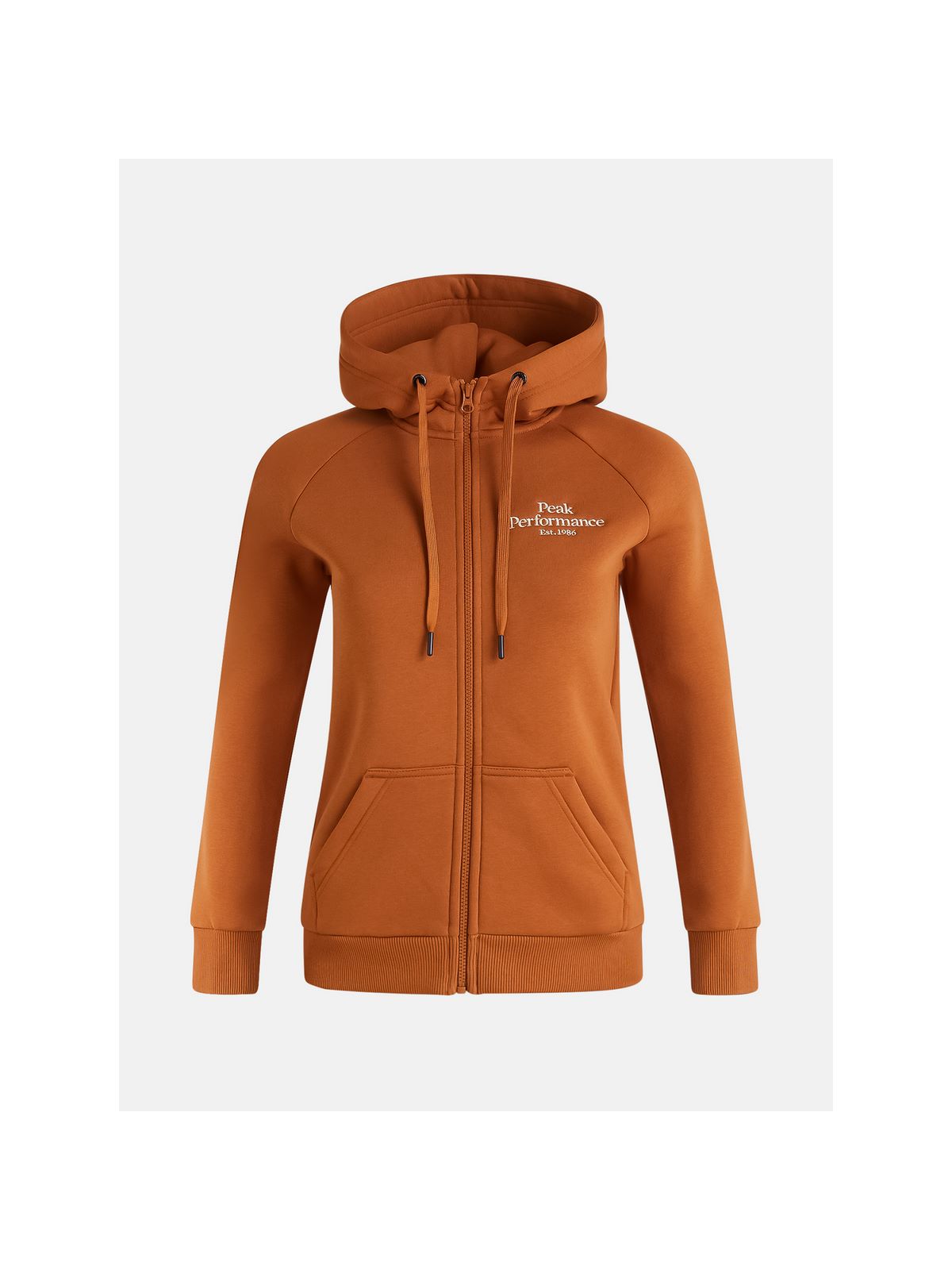 Bluza Peak Performance W Original Zip Hood jasny brąz