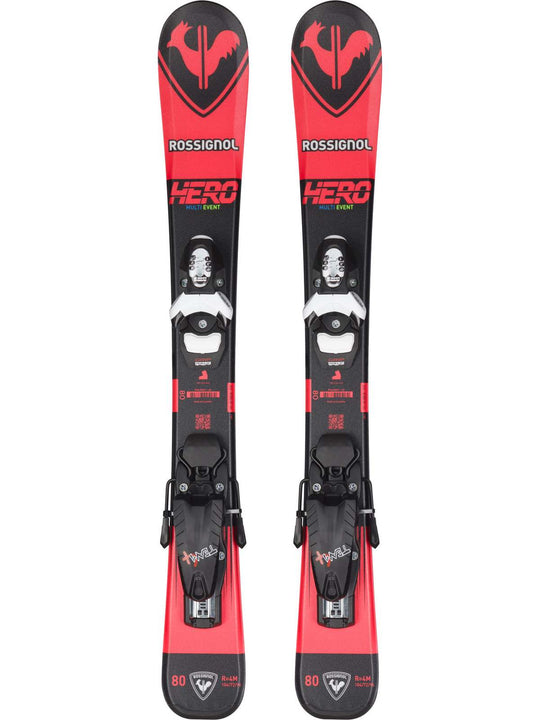 Narty dziecięce ROSSIGNOL HERO Pro Team + wiązania LOOK 4 Gw Black Bulk - Adventure Sports
