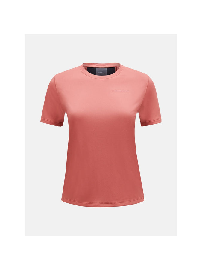 T-Shirt Peak Performance W Alum Light Short Sleeve różowy