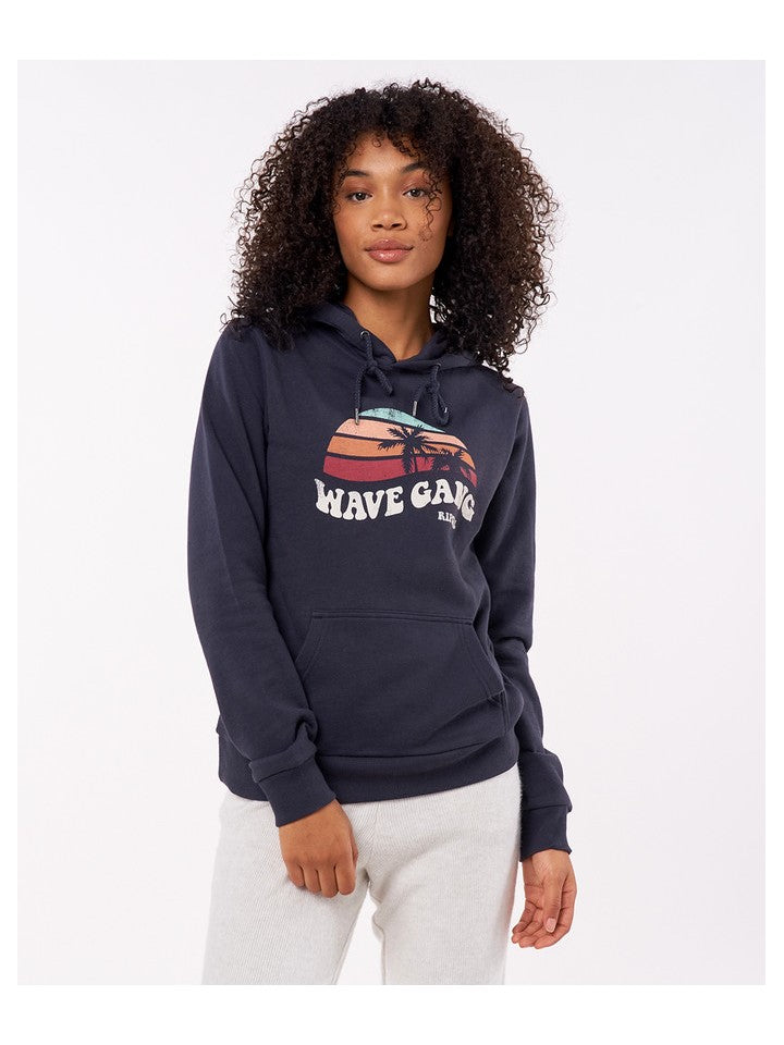 Bluza RIP CURL Melting Waves Hood Fleece granatowy