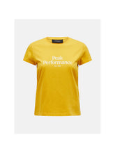 T-Shirt Peak Performance W Original Tee żółty