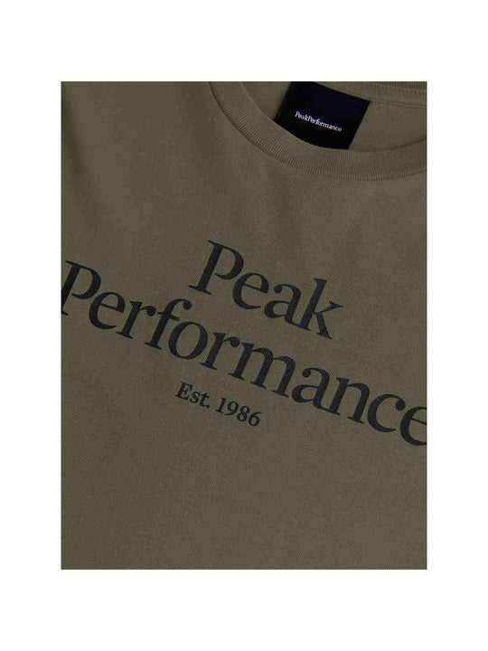 T Shirt Peak Performance Jr Original Tee - zielony
