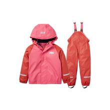 Komplet przeciwdeszczowy Helly Hansen K Bergen Fleece Pu Rainset 2.0 czerwony - Kurtka - Adventure Sports
