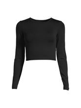 Koszulka CASALL Crop Long Sleeve czarny
