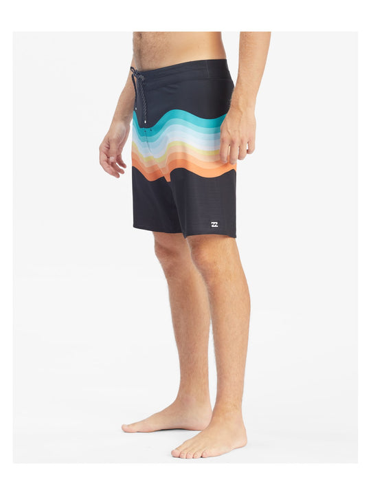 Boardshorty BILLABONG T Street Airlite M Bdsh - czarny/pomarańczowy/niebieski - Adventure Sports
