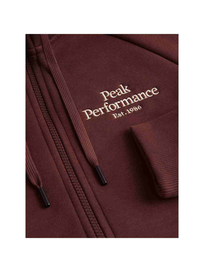 Bluza Peak Performance W Original Zip Hood różowy
