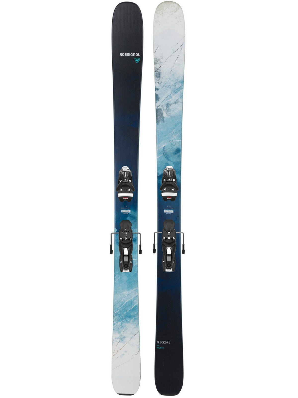 Narty ROSSIGNOL BLACKOPS W RALLYBIRD TI + wiązania LOOK NX 12 GW B120 BLACK