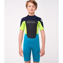 Pianka surfingowa chłopięca RIP CURL Boys Omega Bz Spring - granatowo niebieska - Adventure Sports
