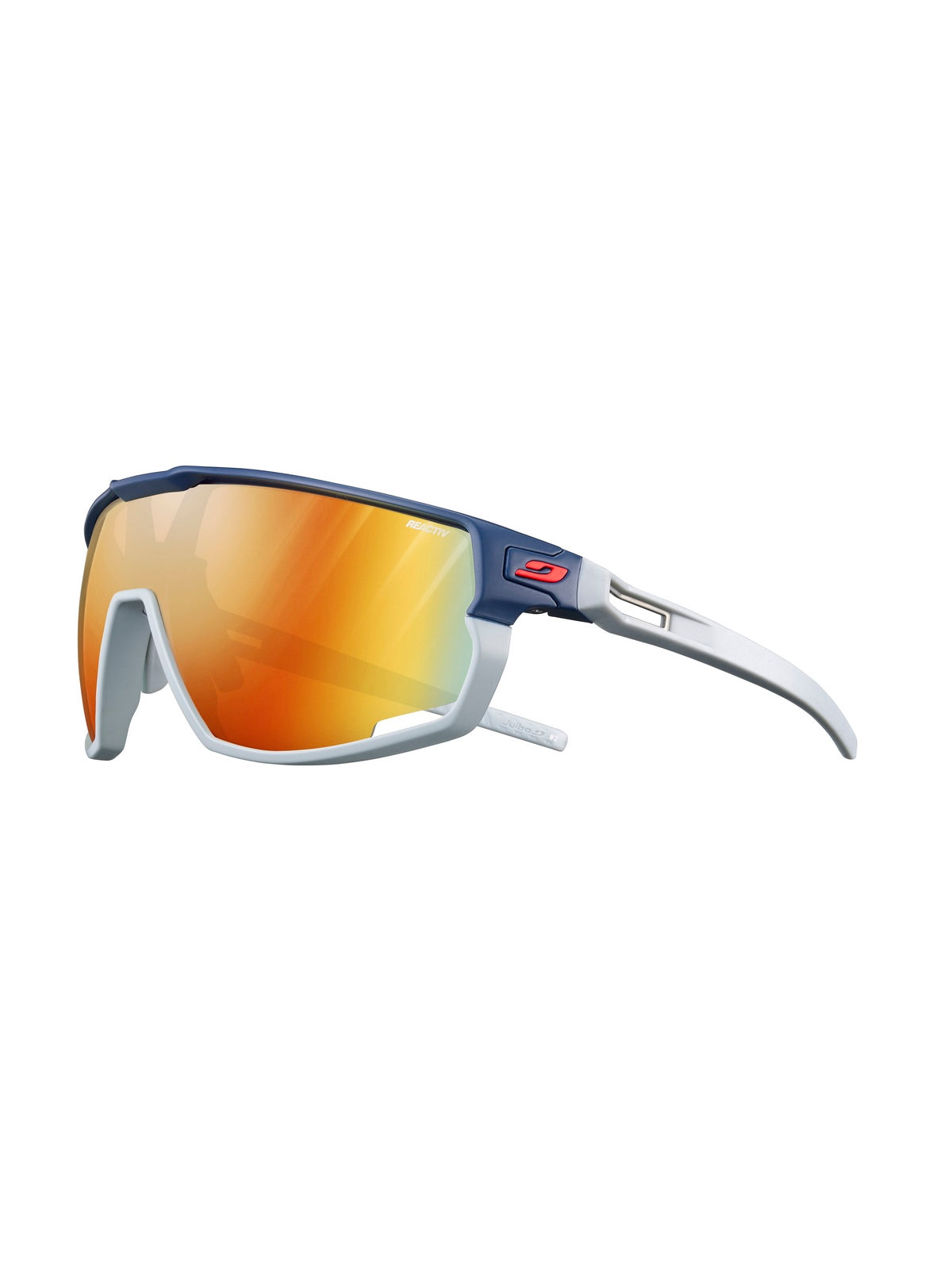 Okulary rowerowe JULBO RUSH - niebieski/szary - Reactiv light amplifier Cat 1-3 - L - Adventure Sports