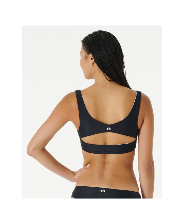 Top RIP CURL Mirage Revo Crop czarny - Adventure Sports
