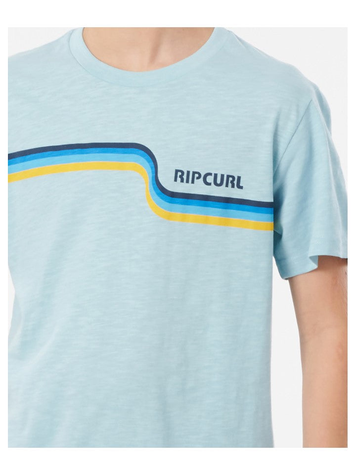 T-Shirt RIP CURL SURF REVIVAL TEE-BOYS błękitna