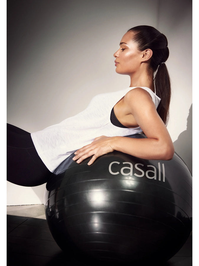 Piłka fitness CASALL Gym ball 60-65 cm czarny