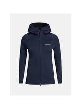 Bluza Peak Performance W Chill Zip Hood niebieski
