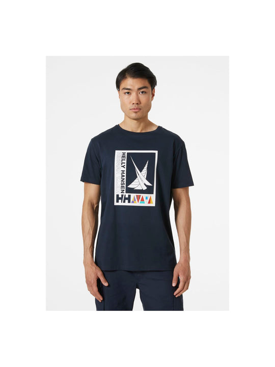 T-Shirt Helly Hansen Shoreline T-Shirt 2.0 granatowy
