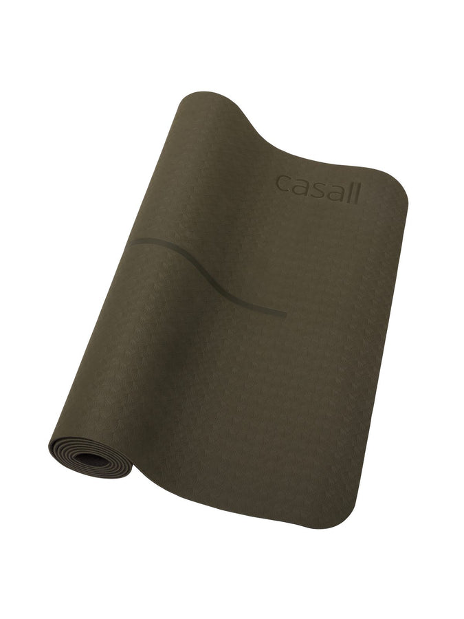 Mata CASALL Yoga mat position 4mm forest green/black