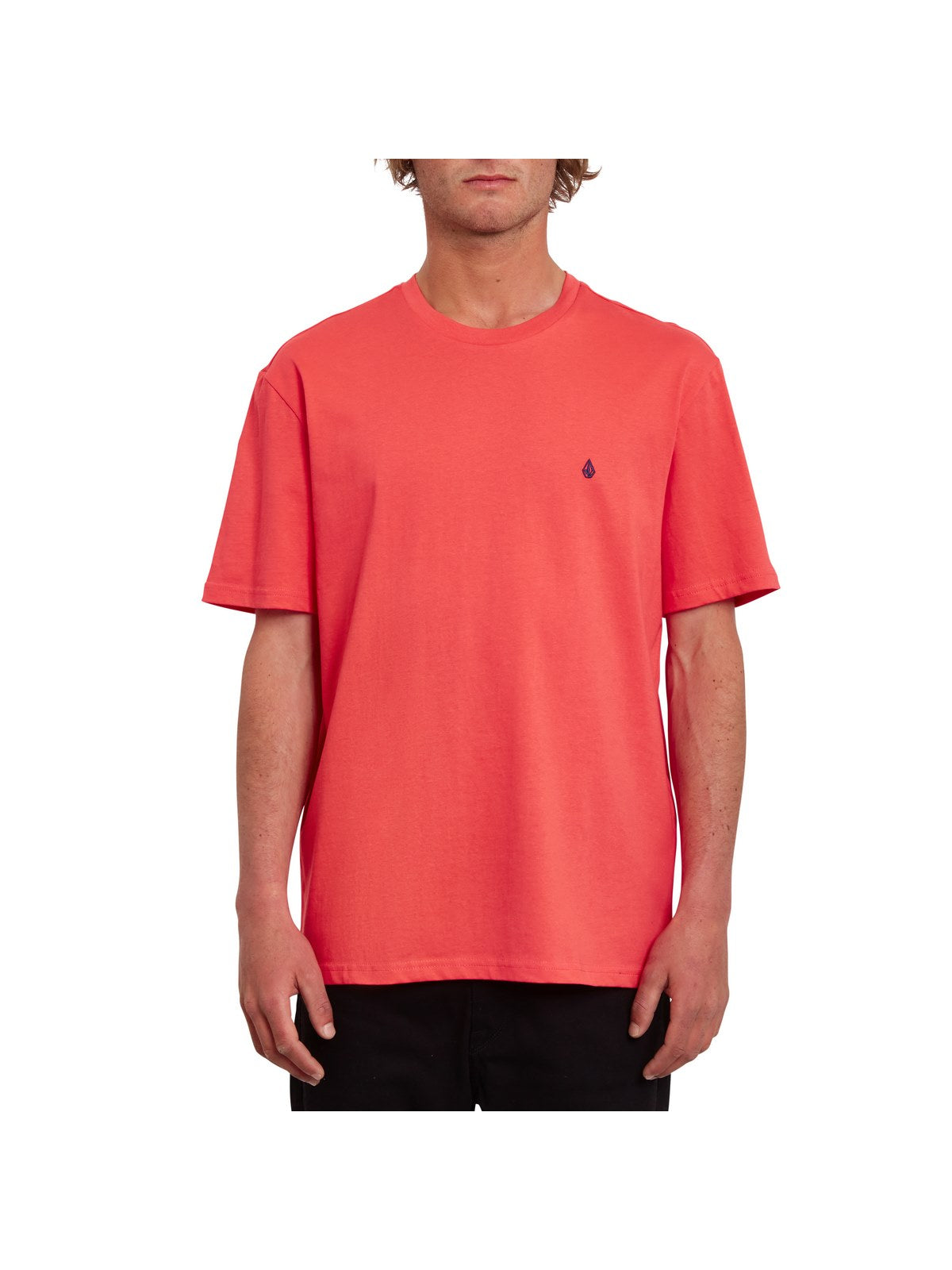 T-Shirt Volcom Stone Blanks Bsc Ss - czerwony