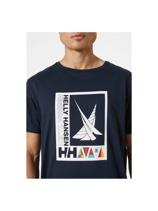 T-Shirt Helly Hansen Shoreline T-Shirt 2.0 granatowy
