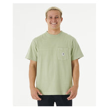 T-Shirt RIP CURL Quality Surf Products Pkt Tee zielony - Koszulka - Adventure Sports
