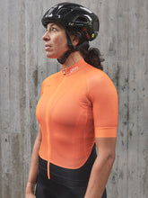 Koszulka rowerowa POC ESSENTIAL ROAD W&#39;s - pomarańczowy
