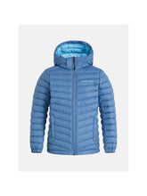 Kurtka puchowa Peak Performance Jr Frost Down Hood Jacket niebieski
