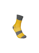 Skarpety rowerowe POC Y&#39;s Essential MTB Sock żółto szary
