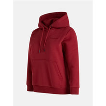 Bluza Peak Performance W Original Small Logo Hoo czerwony - Adventure Sports
