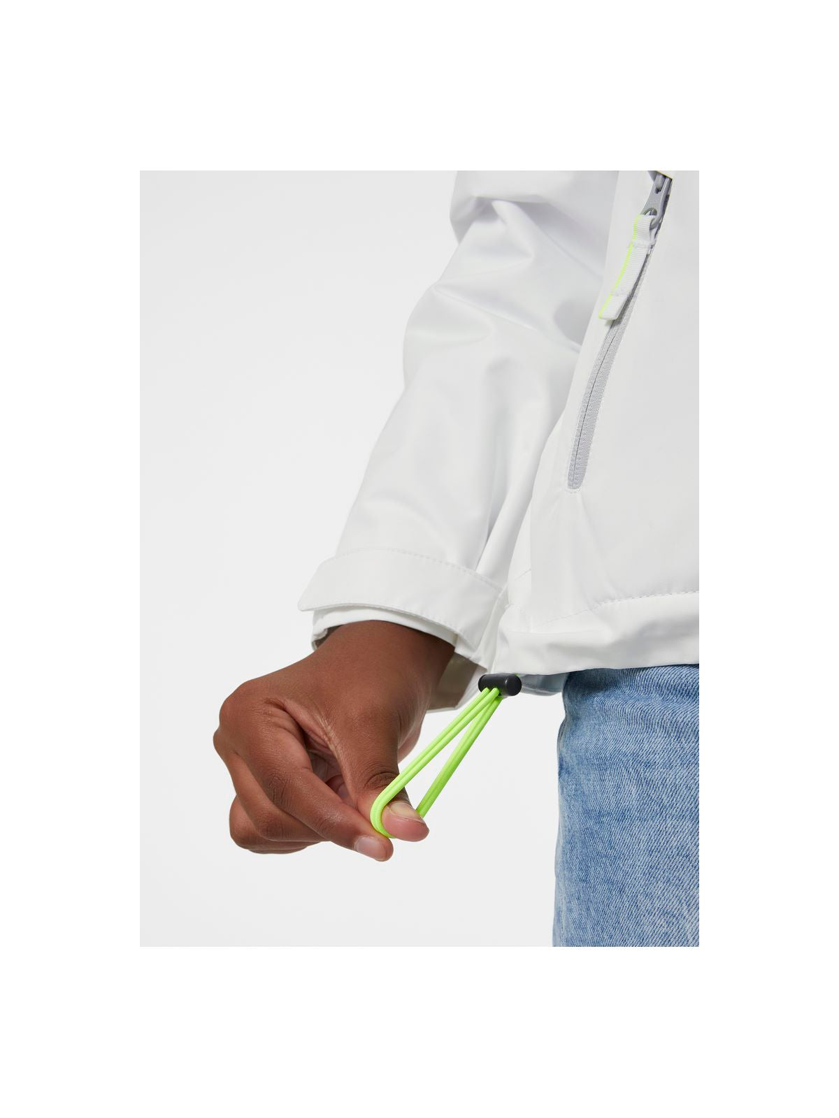 Kurtka dziecięca Helly Hansen Jr Crew Midlayer Jacket biały - Adventure Sports