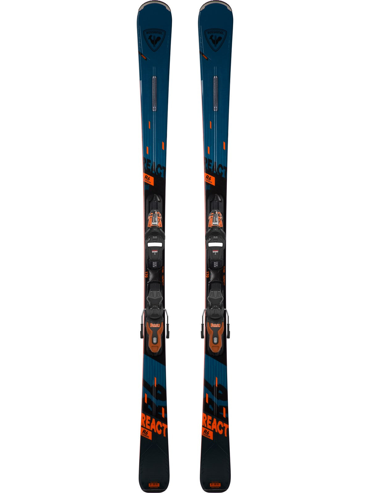 Narty ROSSIGNOL REACT 6 Ca + wiązania LOOK Xpress 11 GW B83 Blk Orange - Adventure Sports