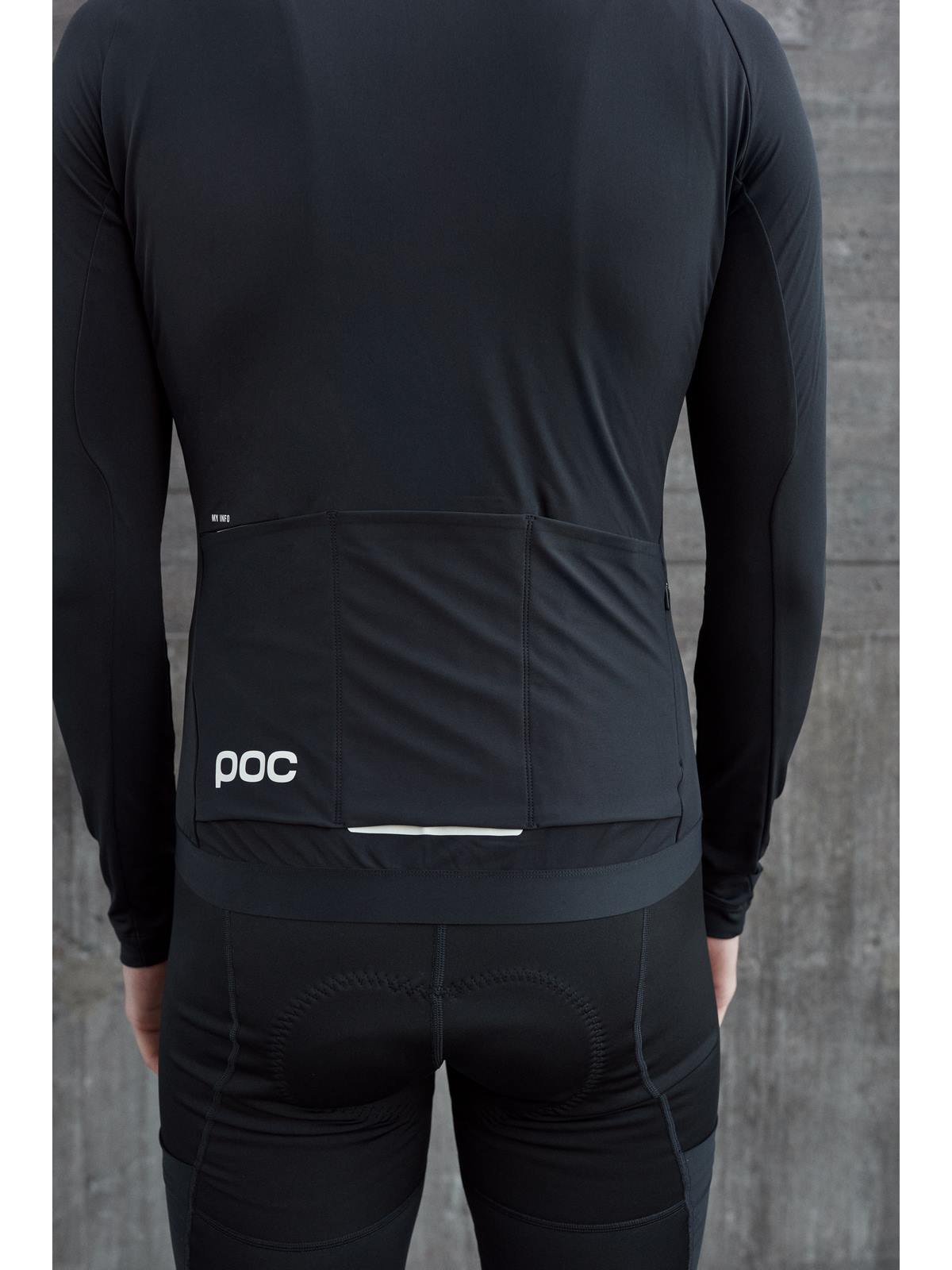 Koszulka rowerowa POC M'S Ambient Thermal Jersey czarny