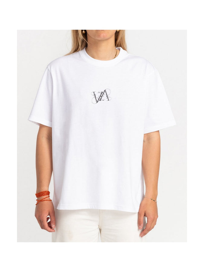 T-Shirt RVCA Crane Ss - biały